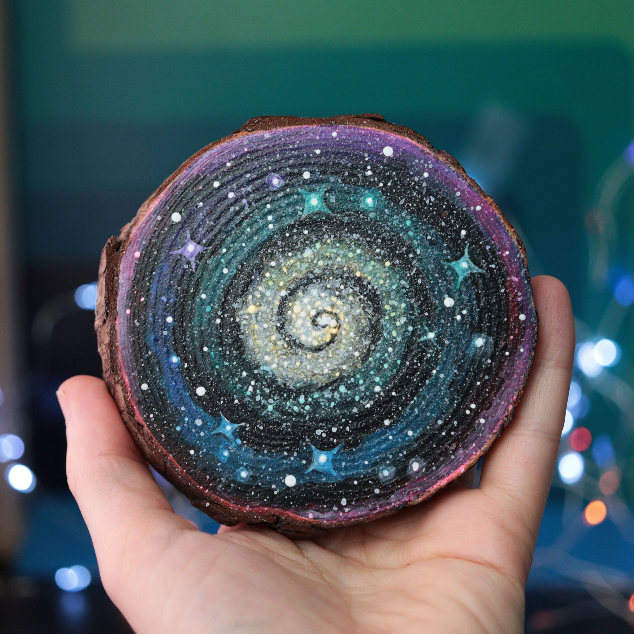 Preorder Galaxy Base Wood Slice