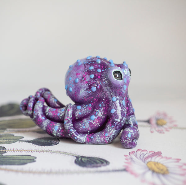 Purple Octopus Figurine