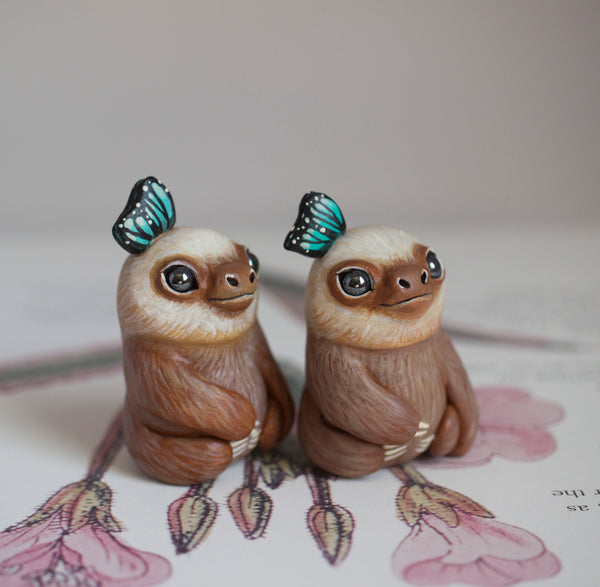 Two Toed Sloth Figurine