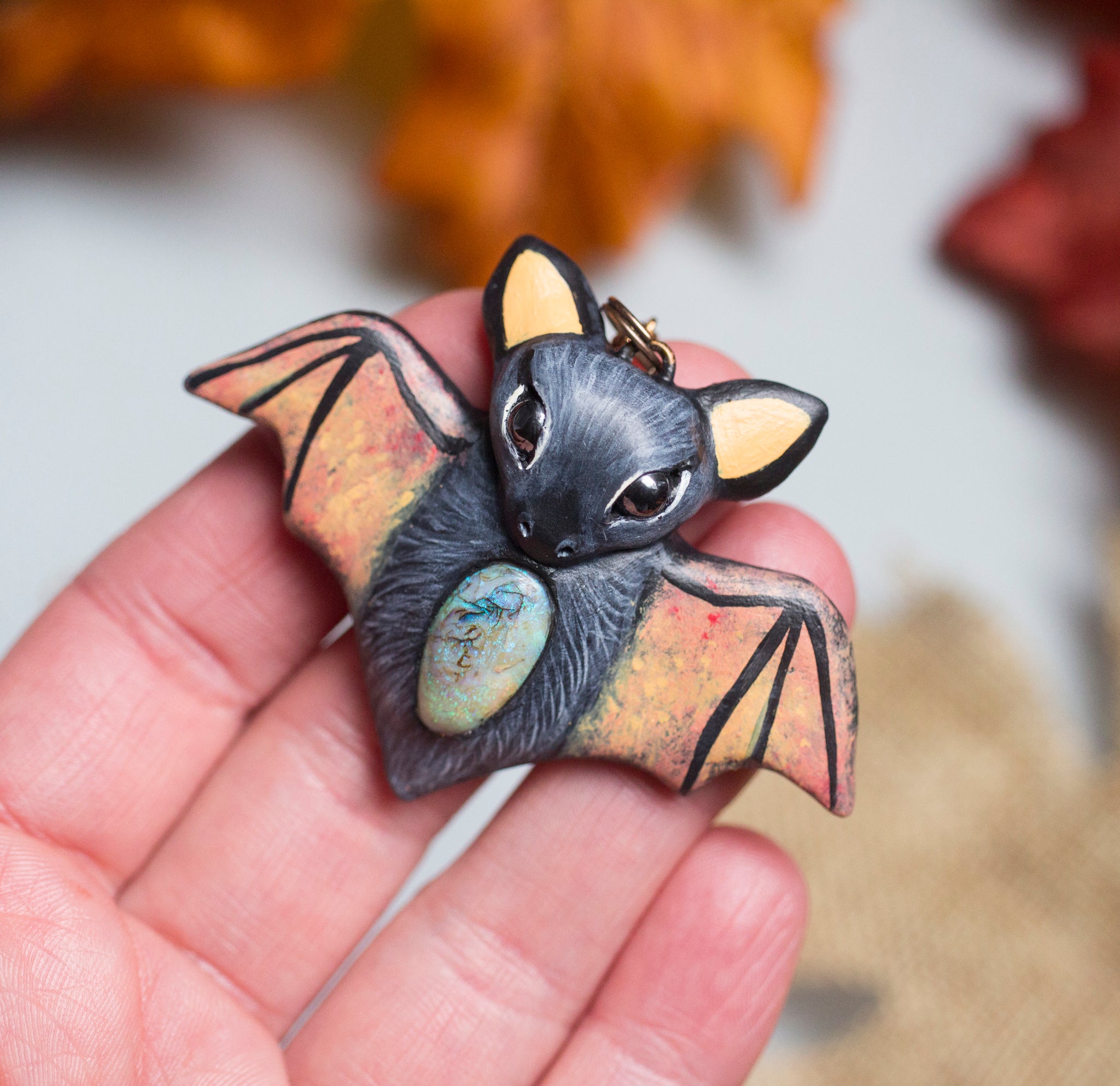 Monarch Bat Necklace