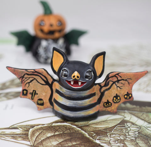 Halloween Bat Figurine