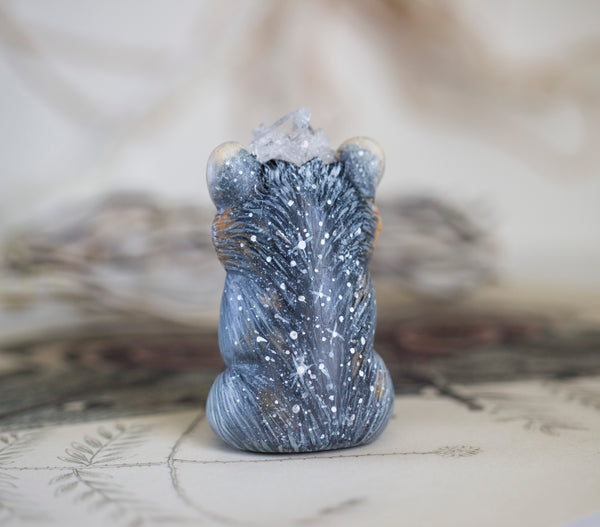 Crystal Raccoon Figurine