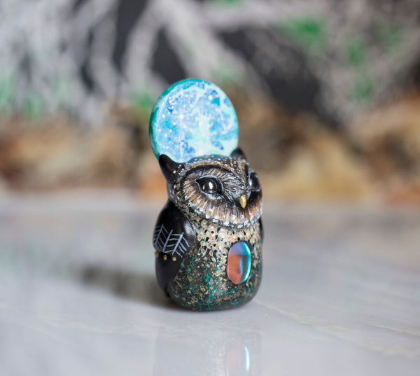 Aura Owl Figurine