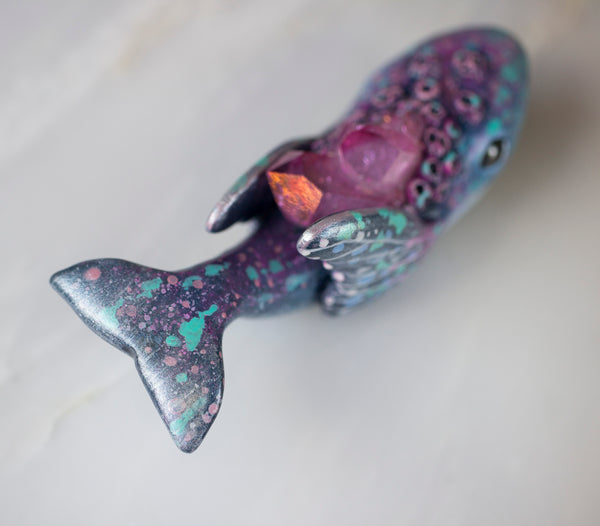 Butterfly Whale Figurine