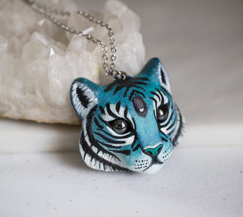 Tanzanite Tiger Necklace