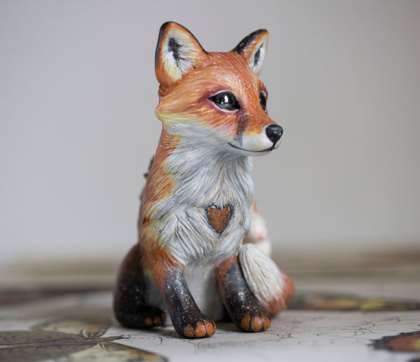 Sunstone Fox Figurine