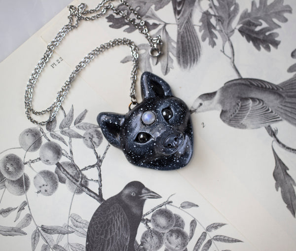 Starry Wolf Necklace