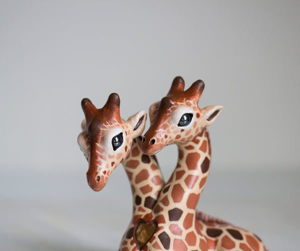 Siamese Giraffe Figurine