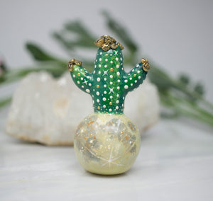 Cactus moon figurine