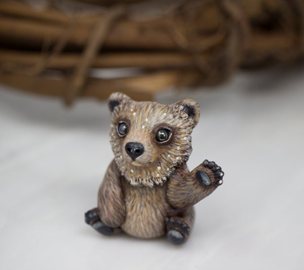 Friendly bear figurine