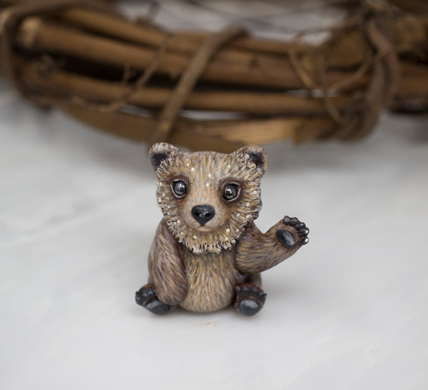Friendly bear figurine