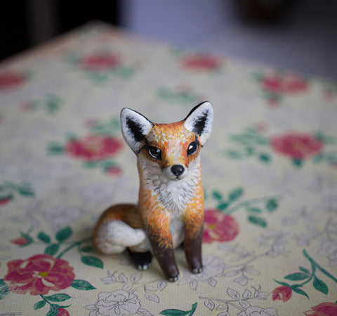 Fancy fox figurine