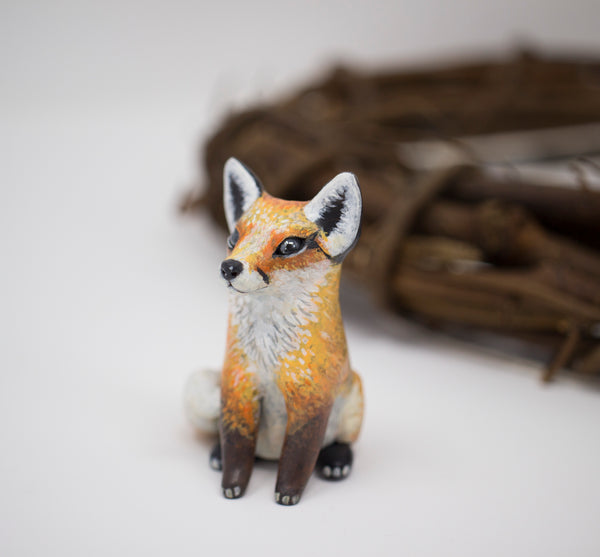 Fancy fox figurine