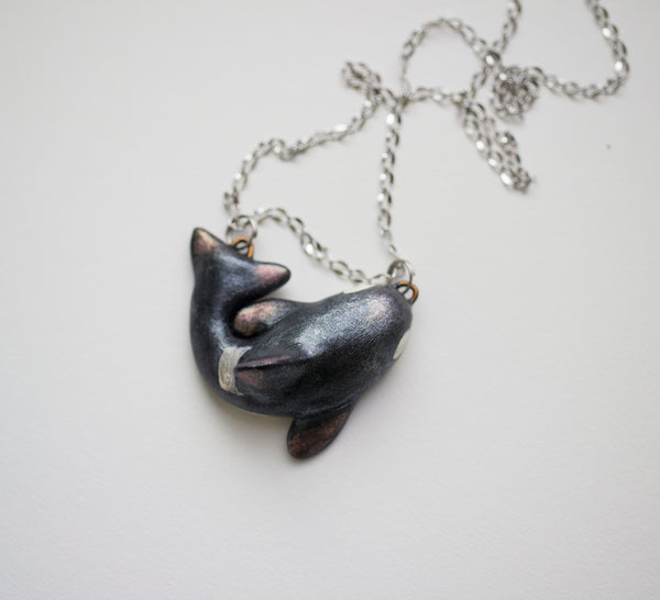 Orca Whale Necklace