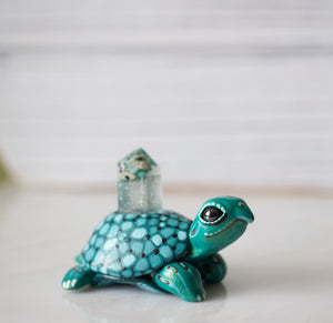 Turquoise Turtle Figurine