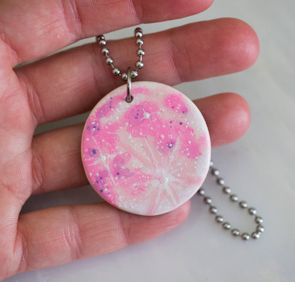 Pink Moon Reversible Necklace