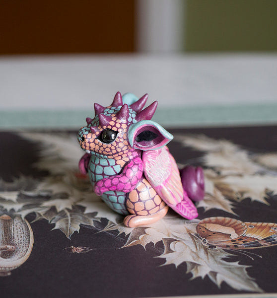 Pastel Dragon Baby Figurine