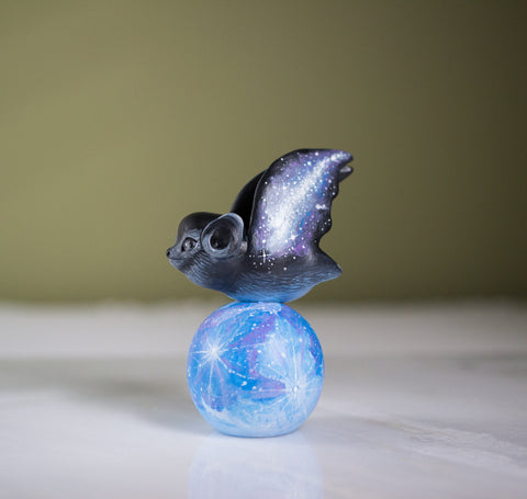 Blue Moon Bat Figurine