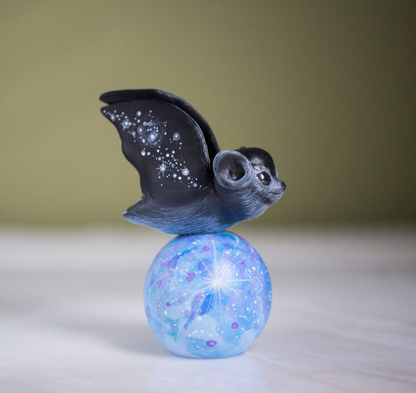 Blue Moon Bat Figurine