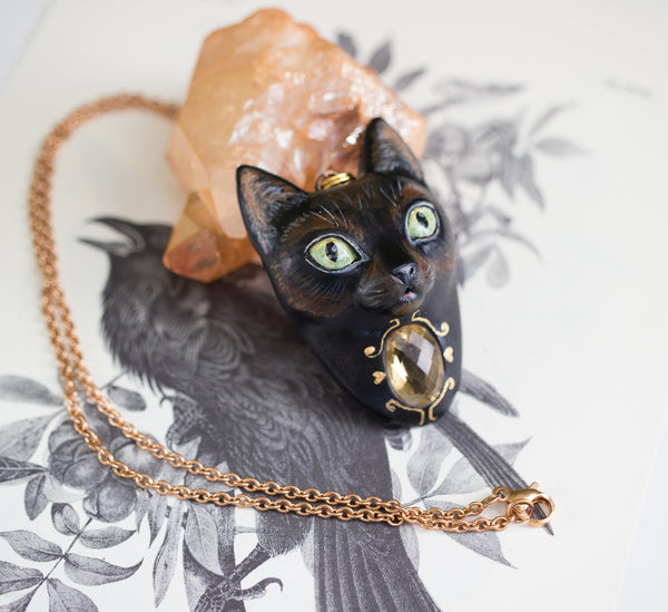 RESERVED Cat Necklace