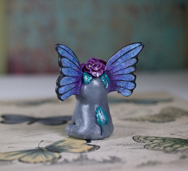 Violet Rose Butterfant Figurine