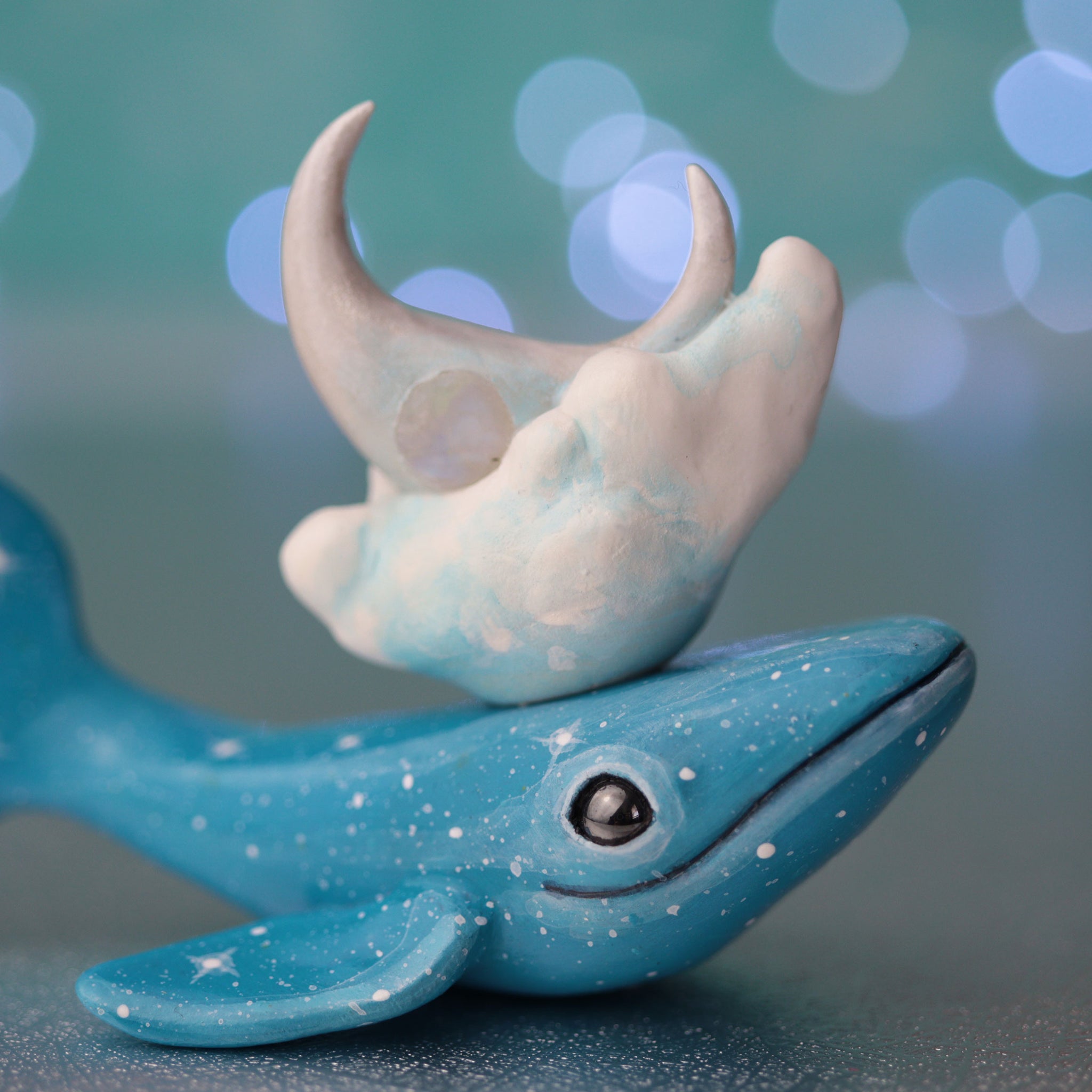 Blue Whale Figurine