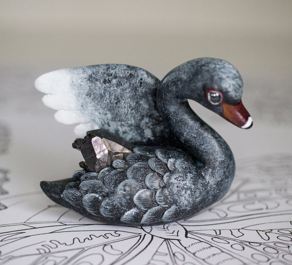 Black Swan Figurine