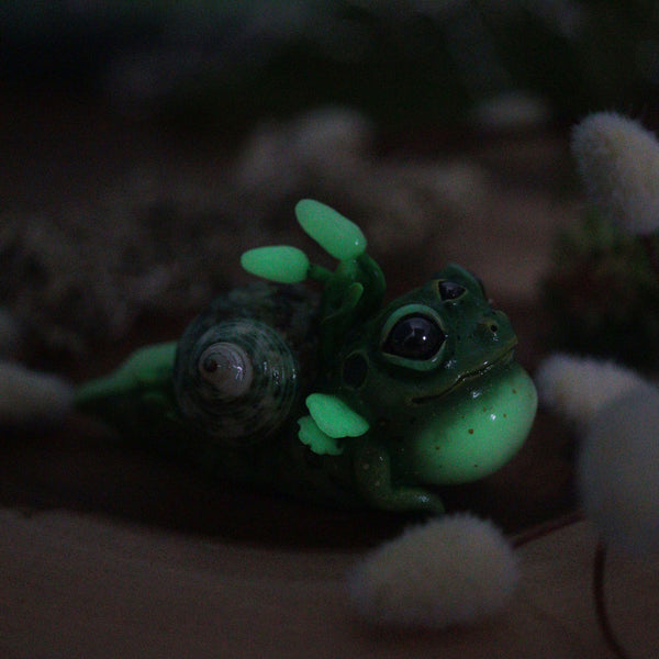 Toad Snail Figurine