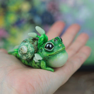 Toad Snail Figurine