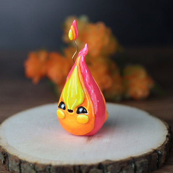 Simple Happy Fire Figurine