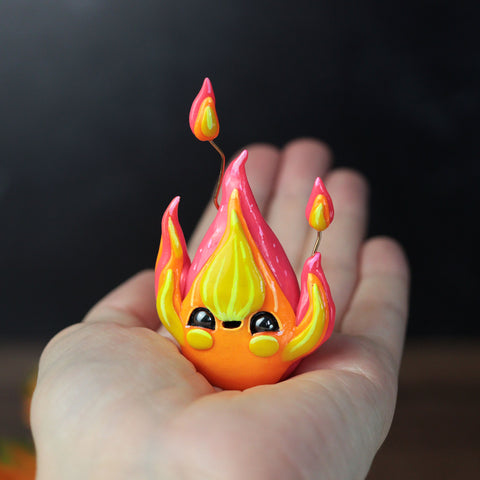 Arms Happy Flame Figurine