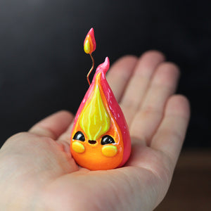 Simple Happy Fire Figurine