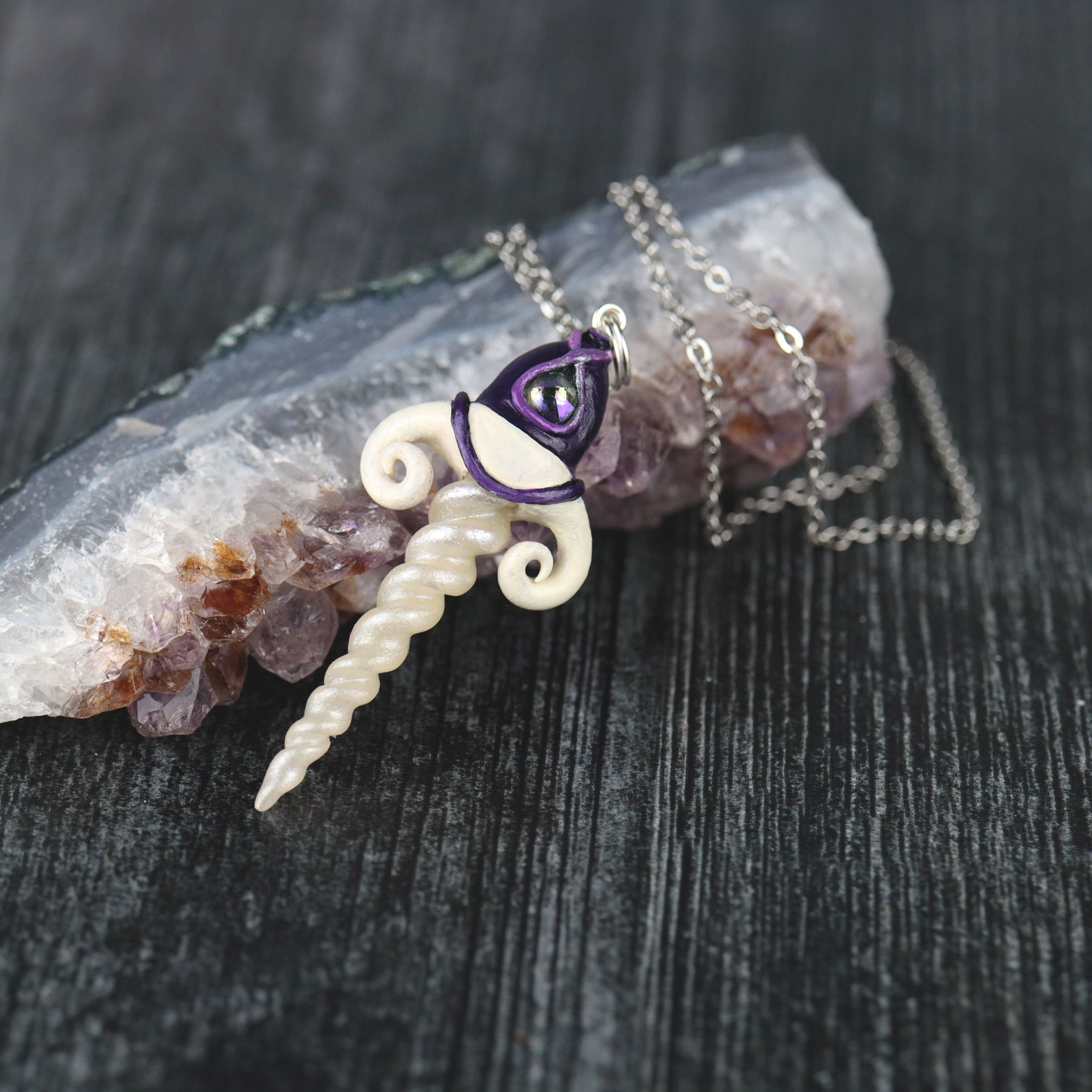 Swarovski Unicorn Dagger Necklace