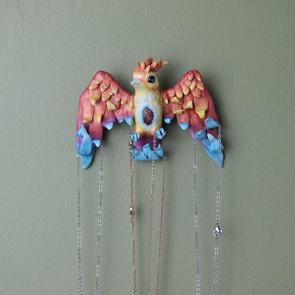 Phoenix Wall Hanging Jewelry Holder
