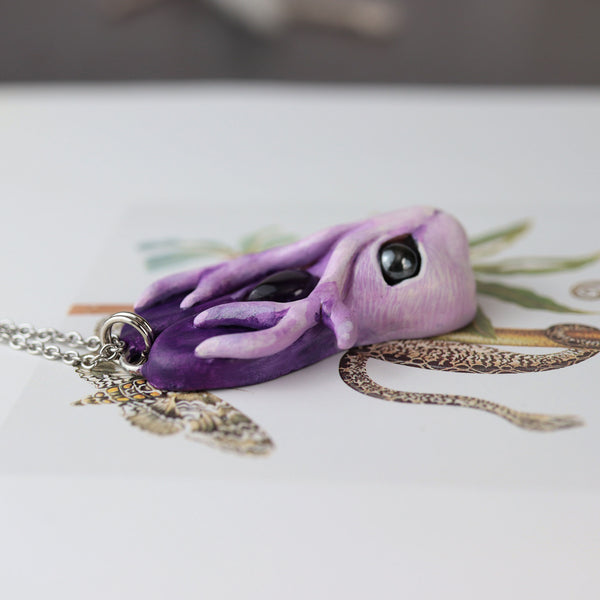 Purple Jackalope Necklace