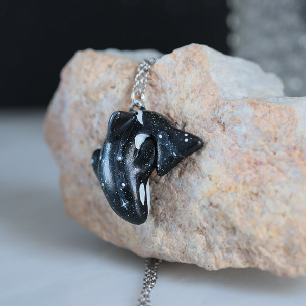Orca Necklace - Hanging position 2
