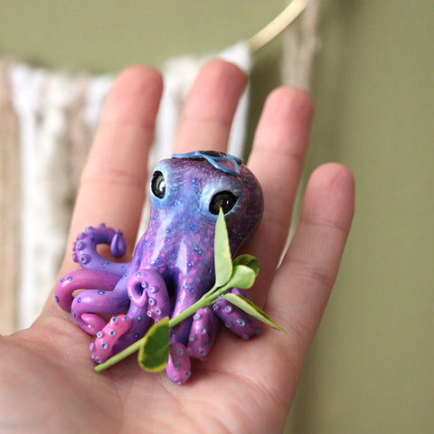 Purple Amethyst Octopus Figurine