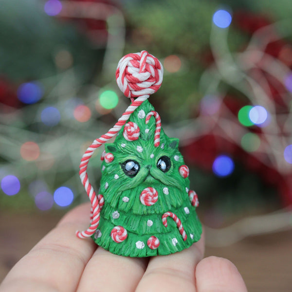 Peppermint Candy Kittree Figurine