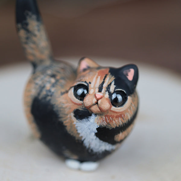 RESERVED Custom Cat plus Cat Tree Figurines