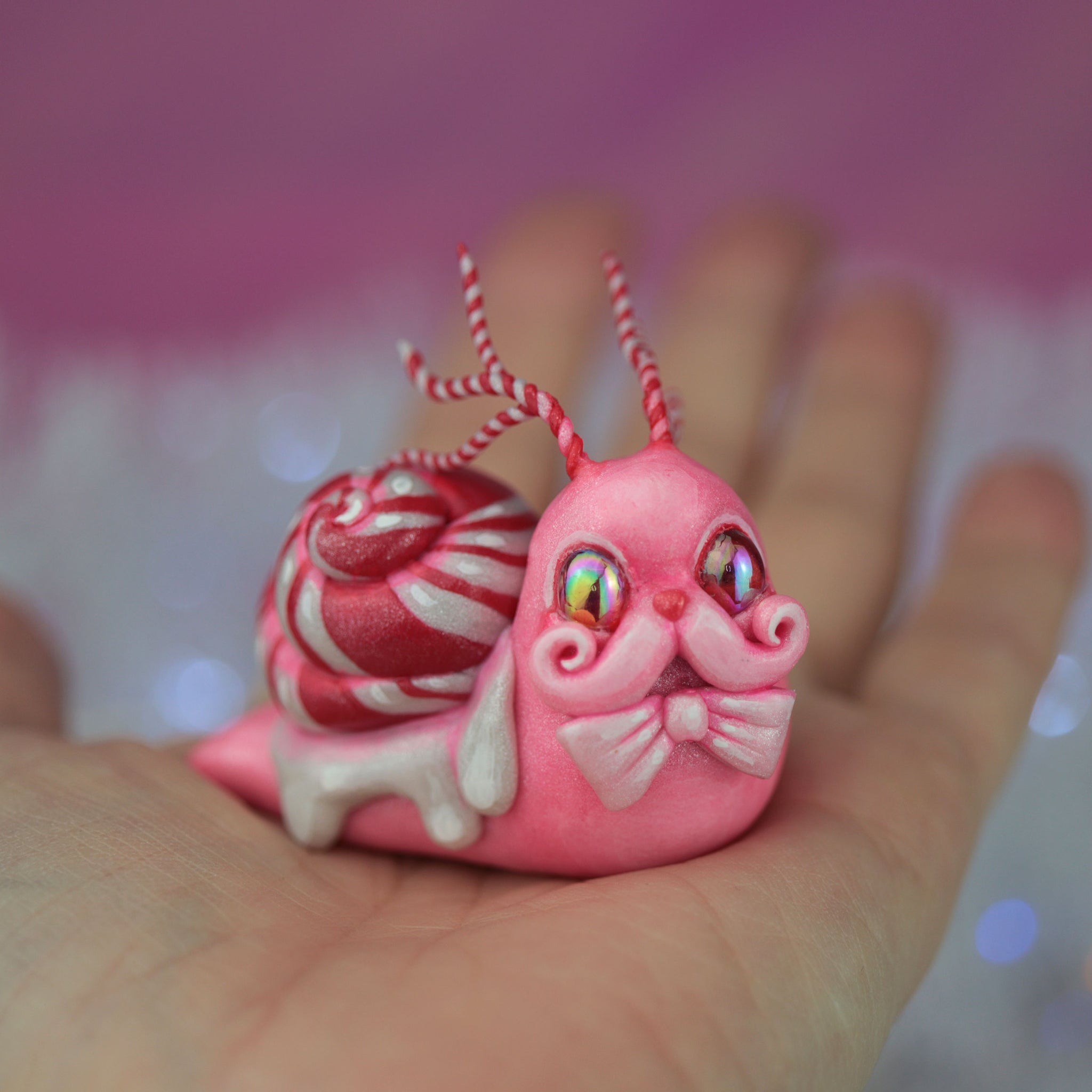 Pink Candy Shnail Figurine