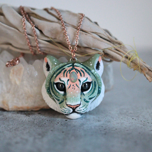 Opal Tiger Necklace