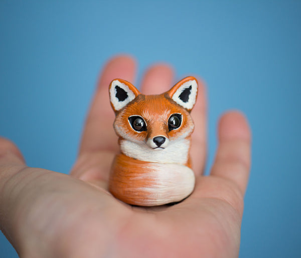 Cozy Fox Figurine