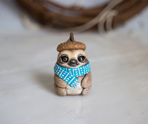 RESERVED Cozy Sloth Figurine
