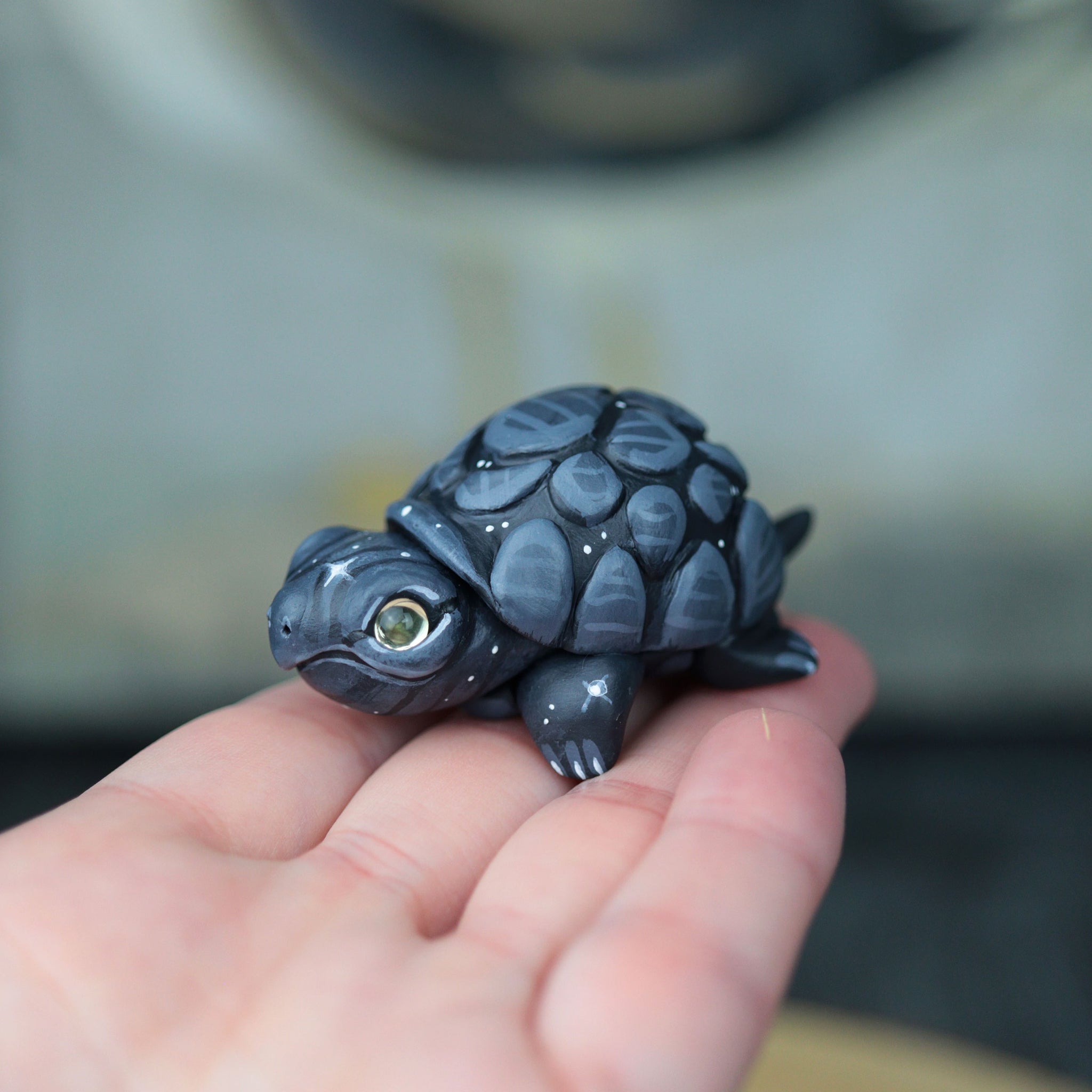 Black Turt Figurine #2