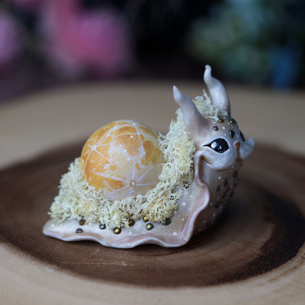 Beige Moon Snail Figurine