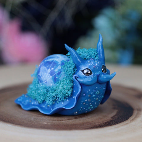 Blue Moon Snail Figurine