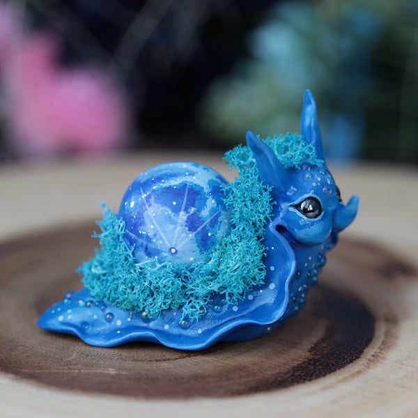 Blue Moon Snail Figurine