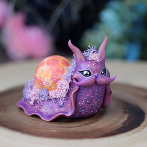 Light Purple Moon Snail Figurine