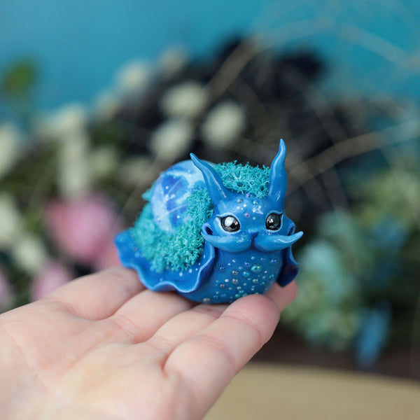 Blue Moon Snail Figurine