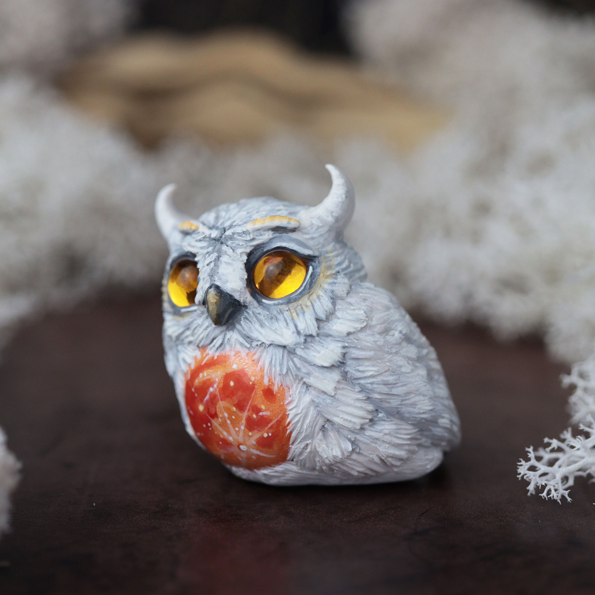 RESERVED Owl Figurine
